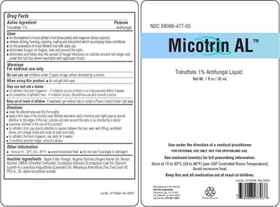 Label (Micotrin Al)